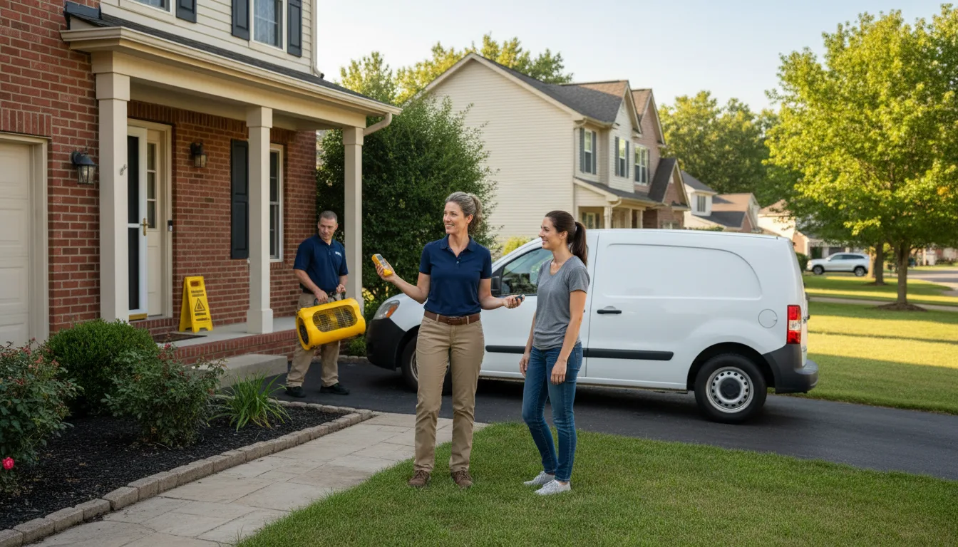 Residential water damage restoration in Peabody, MA